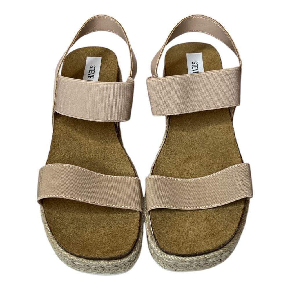 Steve Madden Jaklin Espadrille Sandals Blush Size 8 - Picture 3 of 7
